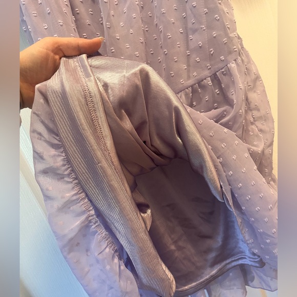 2/38 Lavender Smocked Dress - Picture 3 of 4